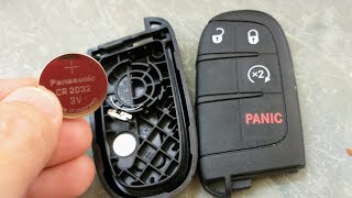 Replace Jeep Key Fob Battery  Quick and Easy [upl. by Yecam]