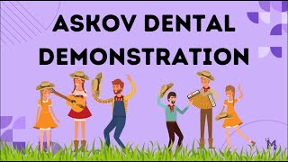 ASKOV Dental Demonstration  Public Health Dentistry [upl. by Eitsirc]