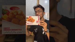 Trying cheesy chicken croquettes 😤 gone wrong  Janibhaivlogs trending shorts [upl. by Proudfoot648]