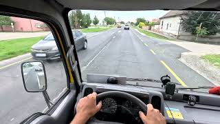 Morning Nissan Cabstar POV driving 3  New engine starter [upl. by Bilak484]