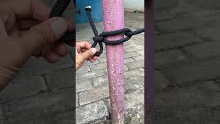 Amazing Quick Release Knot knottutorial rope strongknot [upl. by Sirehc]