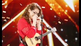 Mandy Harvey Deaf Singer Gets Simons GOLDEN BUZZER on Americas Got Talent [upl. by Henghold]