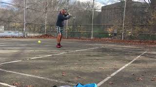 Tennis wall practice 🎾❤️ Dec042023 [upl. by Ashley423]