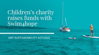 Childrens charity raises funds with Swim4hope [upl. by Narud36]