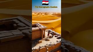 The Hieroglyphs Awaken egypt faraon shorts hieroglyphs [upl. by Eusadnilem]