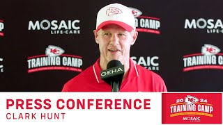 Clark Hunt Steve Spagnuolo amp Nick Bolton Speak to the Media at Training Camp  JULY 22 2024 [upl. by Gracie]