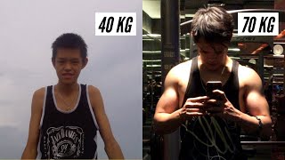 TRANSFORMASI NAIK 30 KG DARI KURUS JADI BEROTOT [upl. by Derreg15]