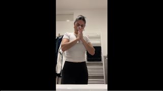 Female TikTok sneeze and nose blows Part 4 new version [upl. by Yared]