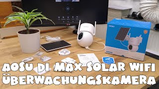 aosu WLAN Solar Überwachungskamera D1 Max [upl. by Nnaylloh]