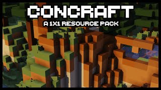 Concraft  A 1x1 Resource Pack [upl. by Fritzie]