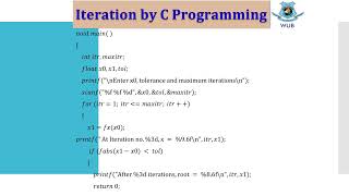 NUMERICAL METHODS LABIteration MethodLec 3 Iteration Method [upl. by Assyle]