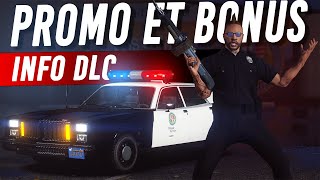 PROMO ET BONUS  INFO DLC  GTA ONLINE [upl. by Artima]