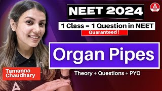 Organ Pipes One Shot  NEET 2024  Class 11th Physics by Tamanna Chaudhary [upl. by Ennovyhc]