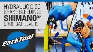 How to Bleed Hydraulic Brakes  Shimano® Drop Bar Levers [upl. by Bury910]