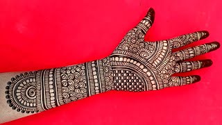 wedding special mehndi design  mehndi designs  mendini design  cone designs  mehandi ka design [upl. by Yirinec]