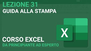 Stampa  EXCEL TUTORIAL ITALIANO 31 [upl. by Akselav]