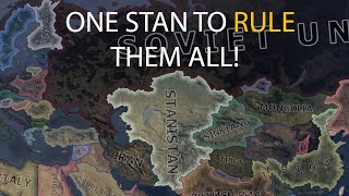 HOI4 Timelapse  What if all the Stan countries united [upl. by Aklog]