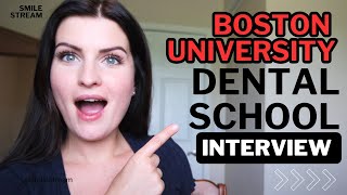 Boston University Dental School Interview  Foreign Trained Dentist [upl. by Innos]