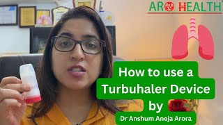 How to use a Turbuhaler for Lungs Quick Demonstration [upl. by Llednahs]