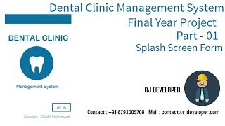 Dental Clinic Management System Project  Final Year Project  Flat Design UI  Part 1 [upl. by Erika]