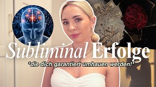 KRASSE MANIFESTATIONSERFOLGE DURCH SUBLIMINALS  Seelenverwandter straffe 🍒 7kg Geld ampampamp [upl. by Atilek]