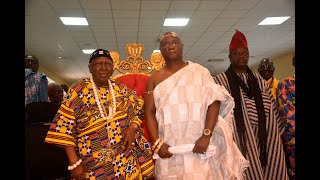 LE ROI DES BAOULES NANAN KOUAKOU DJE II PRESENTE SES CIVILITES A LA CNRCT [upl. by Tegdig]