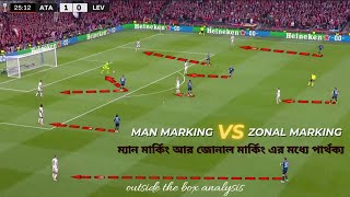 ম্যান মার্কিং নাকি জোনাল মার্কিং  Man Marking vs Zonal Marking [upl. by Lela]