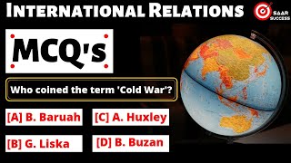 International Relations  I R MCQs  JNUEE  DUEE  UGC NET  PGT and SET Hindi [upl. by Ial]