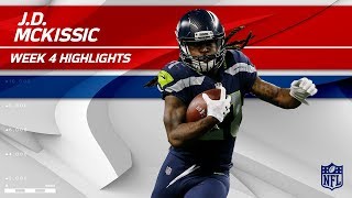 JD McKissics Big Night w 2 TDs vs Indianapolis  Colts vs Seahawks  Wk 4 Player Highlights [upl. by Ameen59]