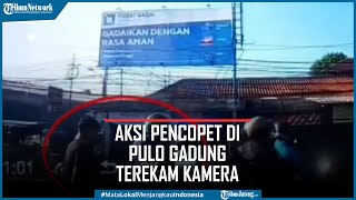 Aksi Pencopetan Terekam Kamera Warga di Pintu Keluar Terminal Pulo Gadung Jakarta [upl. by Mloclam]