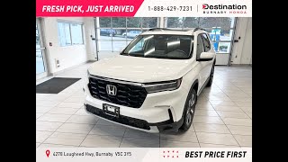 2024 Honda Pilot Touring  Platinum White Pearl [upl. by Kerge930]