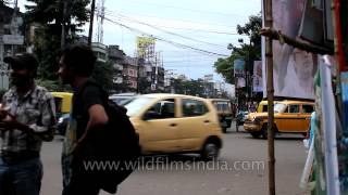 Traffic congestion at VIP Market Kolkata [upl. by Kermit803]