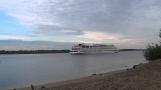 Volga River in Dubna [upl. by Nelubez]