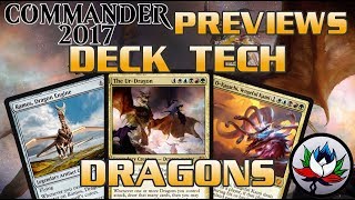 “Draconic Domination” Commander 2017 Deck Tech and Upgrades featuring The UrDragon – MTG [upl. by Rawna848]