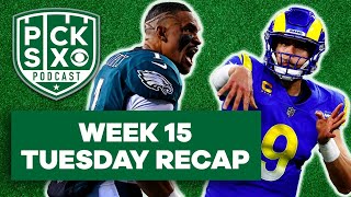 LIVE EAGLES VS WFT amp RAMS VS SEAHAWKS TUESDAY NIGHT FOOTBALL RECAP [upl. by Ihn]