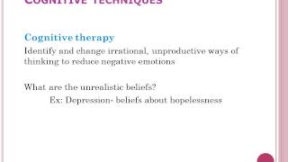 psychological therapies [upl. by Terle]