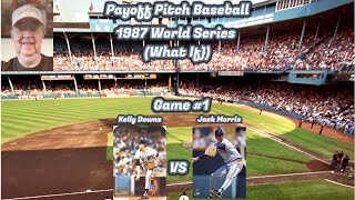 Payoff Pitch Baseball  1987 World Series Gm 1 [upl. by Aenel965]