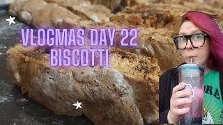 Vlogmas Day 22 Biscotti [upl. by Ardnuhs]