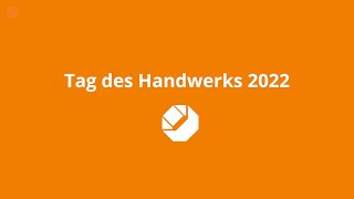 Tag des Handwerks 2022 [upl. by Chlori]