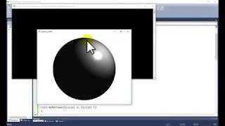 opengl tutorial for Beginners Local illumination model to sphere [upl. by Bueschel885]