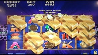 STACK OF GOLD INCREDIBLE WIN SLOT MACHINE BONUS BIG WIN [upl. by Aicilehp]