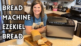 EASY Ezekiel Bread in a Bread Machine  Zojirushi Virtuoso  Freshly Milled Wheat [upl. by Nedda524]