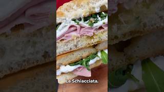 La Schiacciata el mejor sándwich de Italia [upl. by Siubhan]