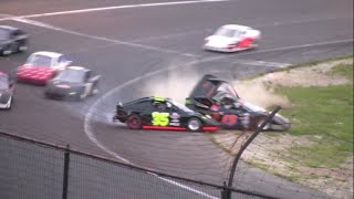 Bandoleros Crash at Waterford Speedbowl [upl. by Ohploda]