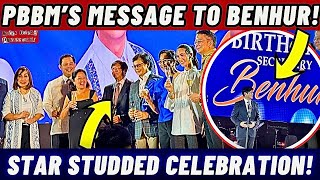 EXCLUSIVE PBBM with Celebrities  VIPs sa Birthday ni Sec Benhur Abalos [upl. by Serolod653]