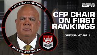 CFP committee chair explains why Ohio State is ranked above Georgia  ESPN College Football [upl. by Yazbak425]