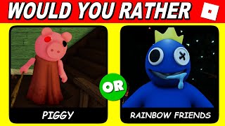 Would YOU Rather Roblox Edition [upl. by Adnor]