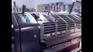 Litho Press being operated [upl. by Audwen]