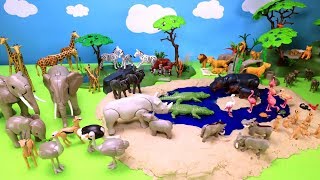 Playmobil Safari Wildlife Animals Toys For Kids [upl. by Ananna]