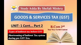 Types of Indirect Tax Pre GST  Barriers  Shortcomings  Demerits  Disadvantage  GST [upl. by Ocsicnarf262]